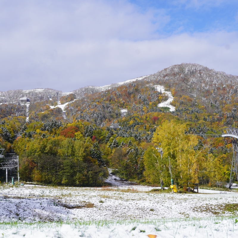 Early snow -- Furano Ski Resort