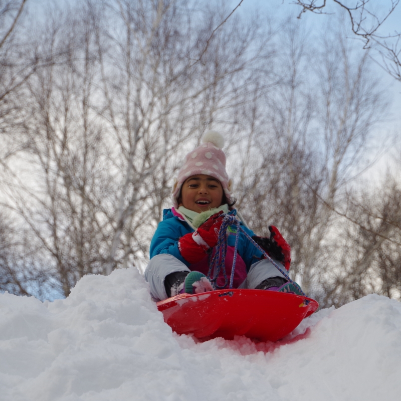 サラサラ雪を満喫♪