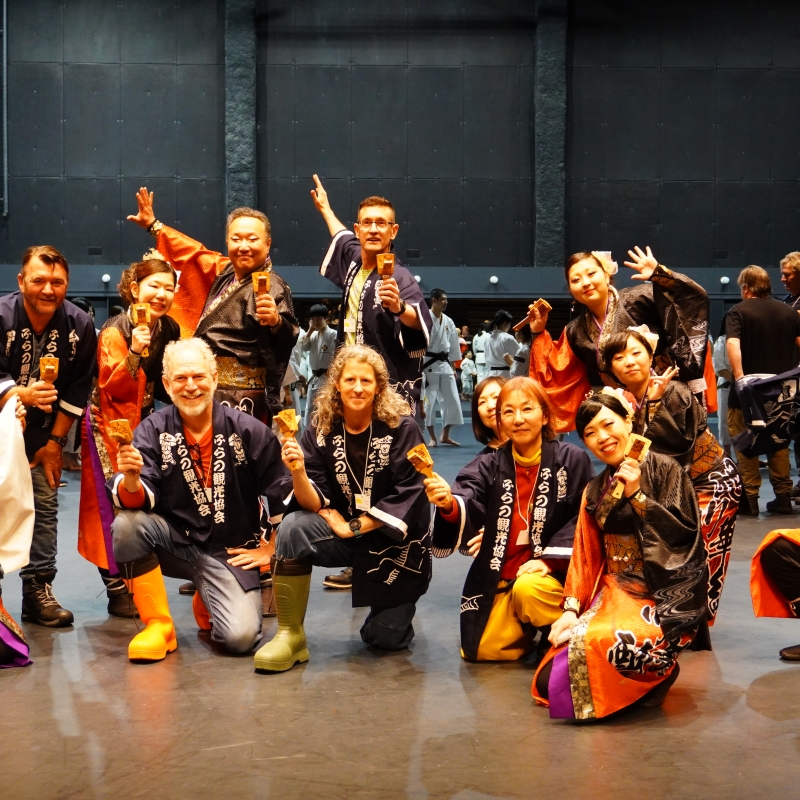 Learning the Yosakoi Soran dance