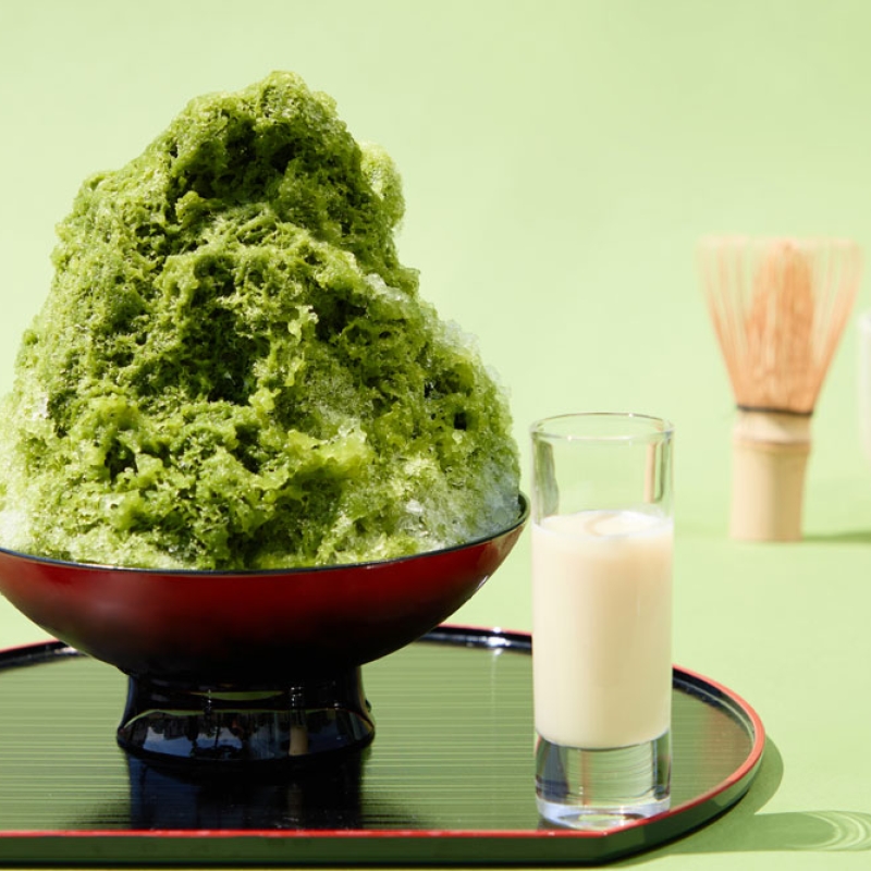 新店舗「雪や」では富良野の素材を使ったかき氷や抹茶のかき氷が人気
